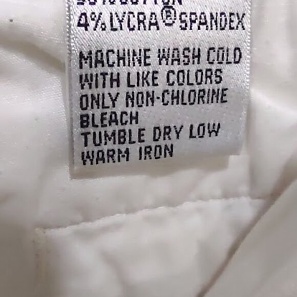 TALBOTS PALE YELLOW 5 POCKET JEANS COTTON SPANDEX STRETCH WOMEN'S SIZE 10 - Picture 8 of 9